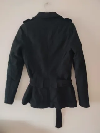 Abrigo mujer 3/4 negro