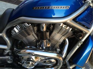 Harley Davidson Custom Azul