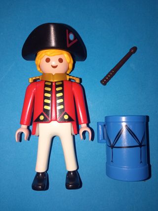 Playmobil figura tamborilero soldado inglés