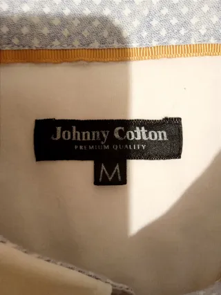 Camisa Johnny Cotton Blanca Talla M