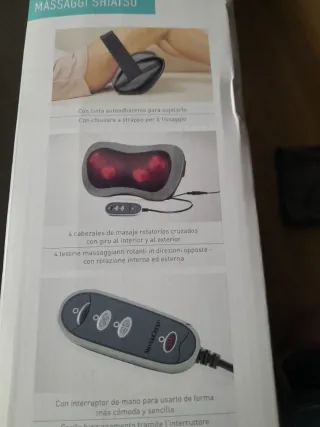 Cojin masaje cervical shiatsu