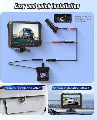 Cámara Trasera Coche + Monitor 5