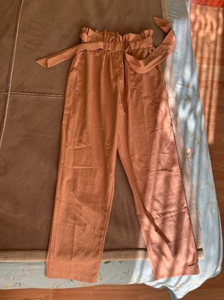 Pantalón mujer color teja talla S