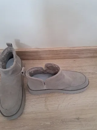 Botín Serraje Gris Talla 39