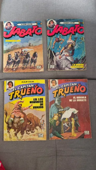 4 Cómics El capitán Trueno y Jabato