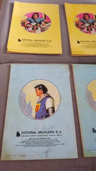 4 Cómics El capitán Trueno y Jabato