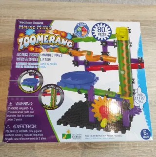 Laberinto de canicas con elevador