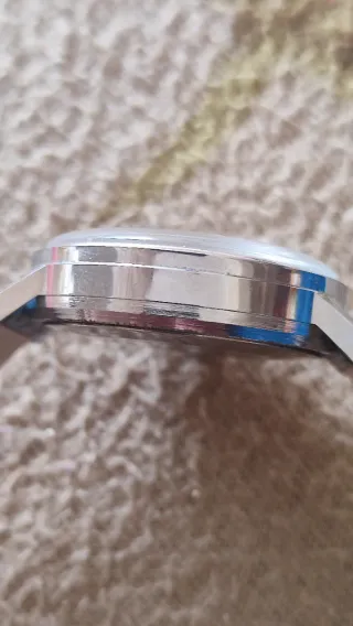 Reloj Timex Día/Fecha Plata y Azul