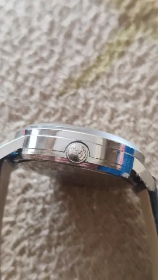 Reloj Timex Día/Fecha Plata y Azul