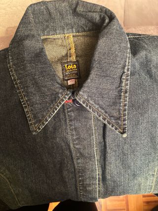 Vestido vaquero manga larga