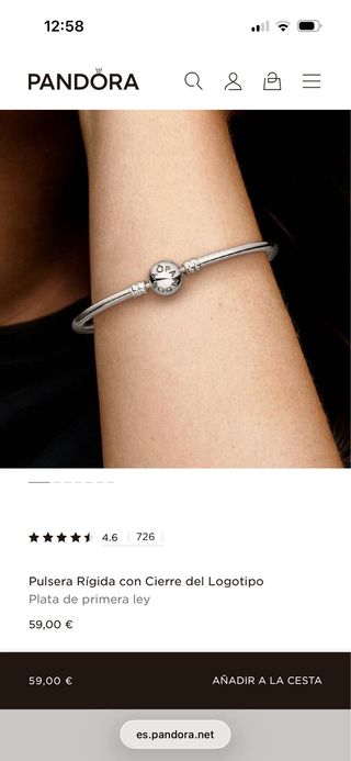 Pulsera Pandora de Plata