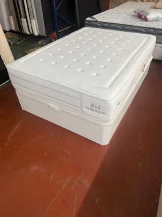 135x190 COLCHÓN ALTA GAMA+ CANAPÉ MADERA NUEVO