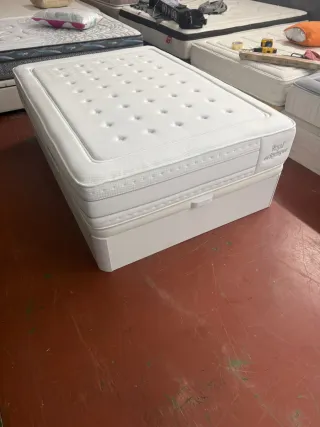 135x190 COLCHÓN ALTA GAMA+ CANAPÉ MADERA NUEVO