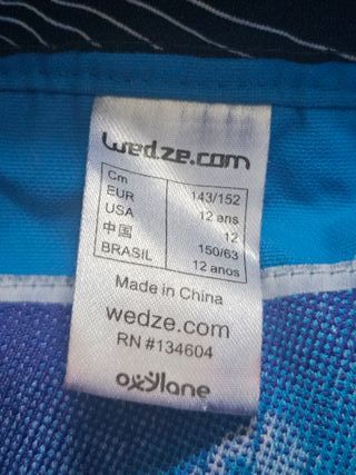 Set da sci per bambini taglia 12