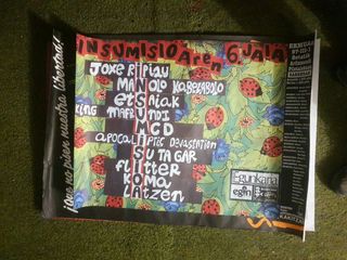 Cartel Concierto" insumisioaren 6.Jaia"