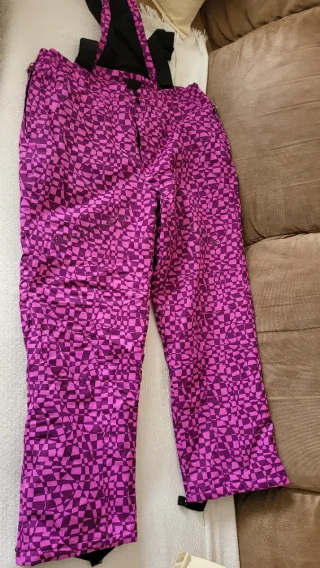 Pantalón de nieve unisex con tirantes