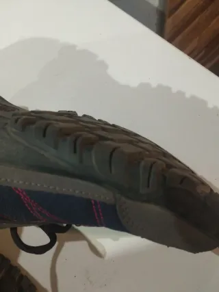 Zapatillas Montaña Mujer Talla 41 Azul/Rosa