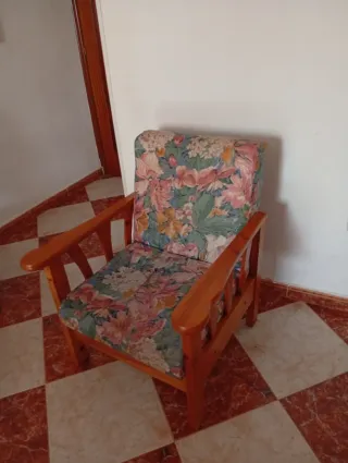 REGALO CHIPIONA 2 Butacas de madera con estampado