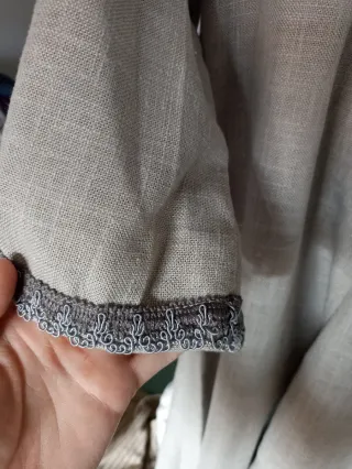 Abrigo y vestido medieval niña