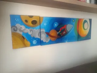 Cuadro decorativo espacio