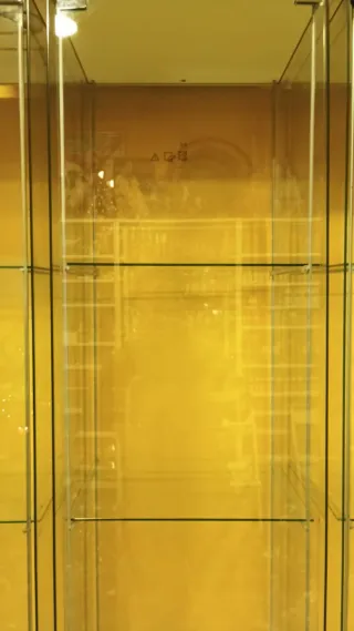 Vitrina Expositora Cristal y Madera