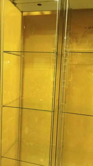 Vitrina Expositora Cristal y Madera