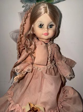 Bambola vintage gabar laura damina muneca doll