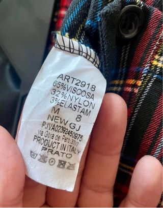 Pantalones leggings cuadros escoceses mujer