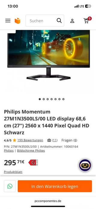 Monitor Philips Momentum 27’