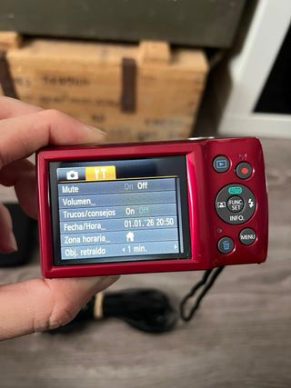 Cámara Digital Canon IXUS 175 Roja