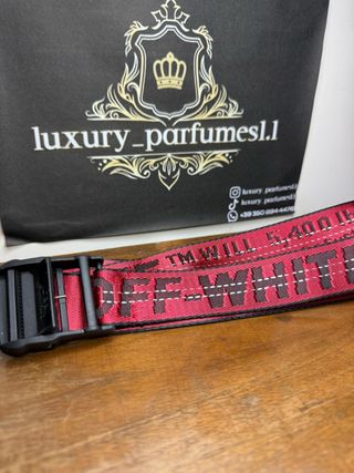Cintura Off-White Rossa