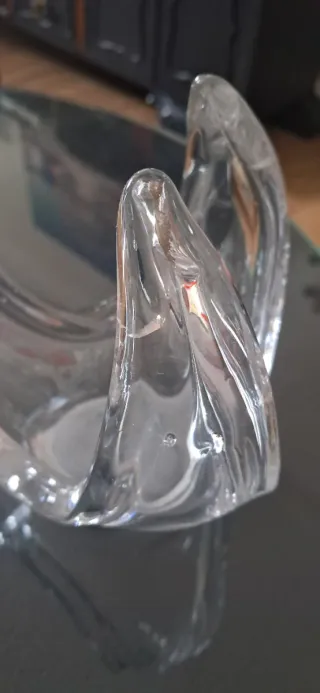 Centro de mesa de cristal