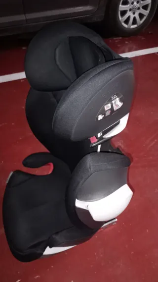 Silla coche Isofix Grupo 2/3 Negra