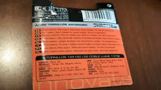 Tornillos seguridad Volkswagen Golf II