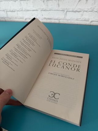 Libro de lectura del Conde Lucanor.