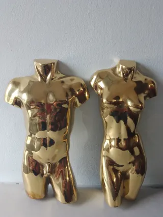 Figurines Bronce Adán y Eva