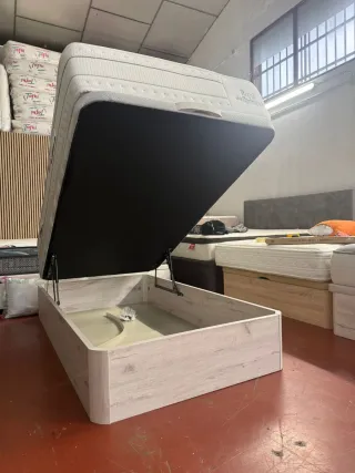 105x190 COLCHÓN ALTA GAMA NUEVO CANAPÉ MADERA