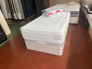 105x190 COLCHÓN ALTA GAMA NUEVO CANAPÉ MADERA