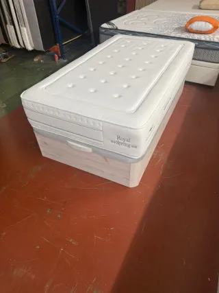 105x190 COLCHÓN ALTA GAMA NUEVO CANAPÉ MADERA