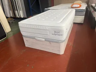 105x190 COLCHÓN ALTA GAMA NUEVO CANAPÉ MADERA