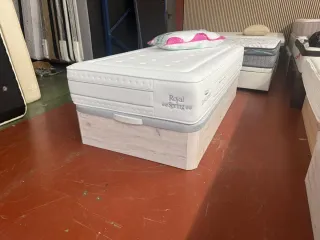 105x190 COLCHÓN ALTA GAMA NUEVO CANAPÉ MADERA