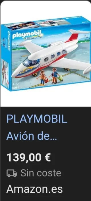 Playmobil Avión de Vacaciones Completo