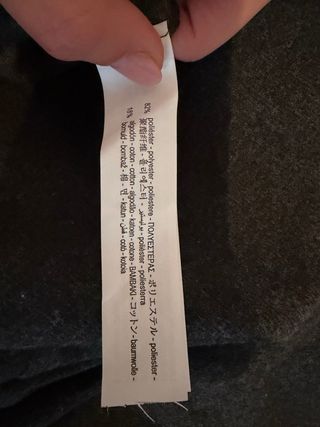 Vestido gris invierno Zara talla M