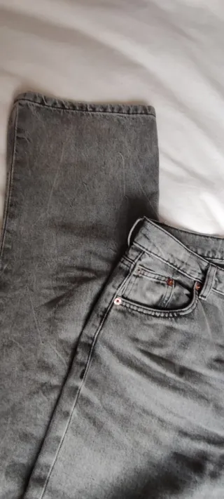 Tejano Zara Gris Talla M