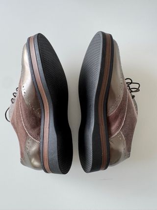 Scarpe donna Corte rosa/argento