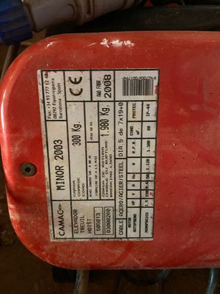 Montacargas Minor 2003