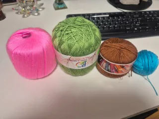 Lanas varios colores