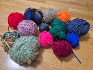 Lanas varios colores