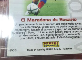 Messi Autógrafo Barça Campió Catalán