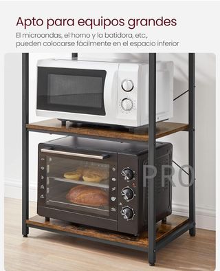 Estantería de cocina de 6 estantes - Vasagle